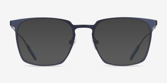 Williams Bleu marine MétalMontures de lunettes de vue d'EyeBuyDirect, Avec des Verres Teintés