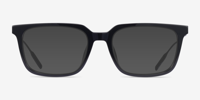 Woods Black AcetateEyeglass Frames from EyeBuyDirect, with Tinted Lenses