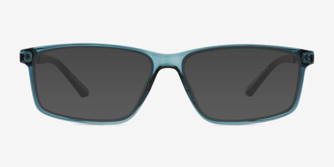 Voss Teal Plastic, MetalEyeglass Frames from EyeBuyDirect, with Tinted Lenses