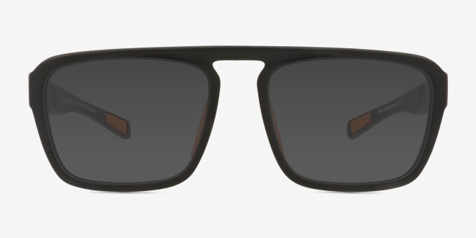 Juke Matte Black Alternative MaterialsEyeglass Frames from EyeBuyDirect, with Tinted Lenses