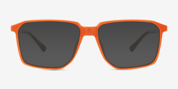 Raider Orange Alternative MaterialsEyeglass Frames from EyeBuyDirect, with Tinted Lenses