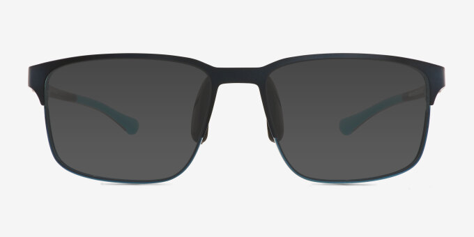Icon Blue MetalEyeglass Frames from EyeBuyDirect, with Tinted Lenses