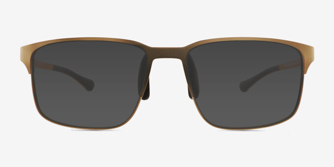 Icon Gray MetalEyeglass Frames from EyeBuyDirect, with Tinted Lenses