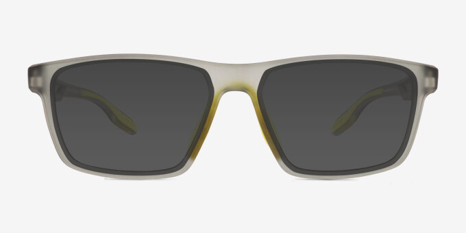 Elite Green PlasticEyeglass Frames from EyeBuyDirect, with Tinted Lenses