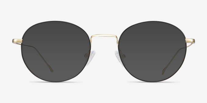 Aegis Black TitaniumEyeglass Frames from EyeBuyDirect, with Tinted Lenses