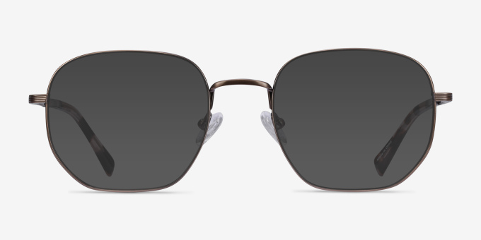 Dante Bronze TitaniumEyeglass Frames from EyeBuyDirect, with Tinted Lenses
