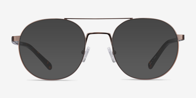 Gordon Bronze AcetateEyeglass Frames from EyeBuyDirect, with Tinted Lenses