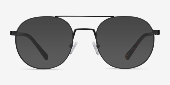 Gordon Black AcetateEyeglass Frames from EyeBuyDirect, with Tinted Lenses