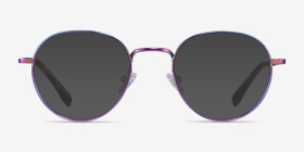 Antone Arc-en-ciel Titanium Montures de lunettes de vue d'EyeBuyDirect, with Tinted Lenses