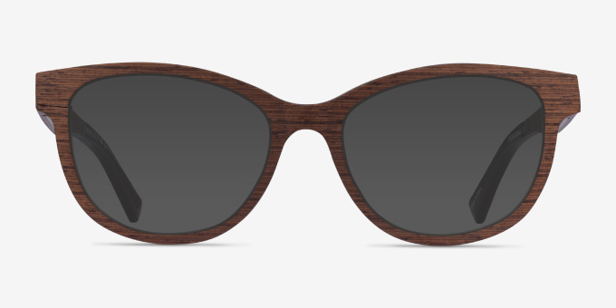 Botany Wood Mixed WoodEyeglass Frames from EyeBuyDirect, with Tinted Lenses