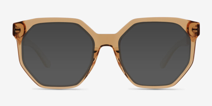 Arboreal Brown AcetateEyeglass Frames from EyeBuyDirect, with Tinted Lenses