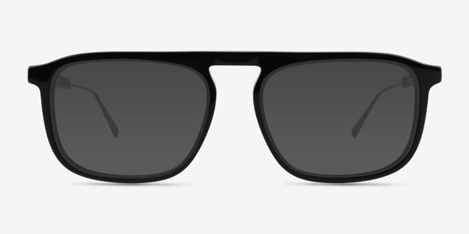 Root Black AcetateEyeglass Frames from EyeBuyDirect, with Tinted Lenses