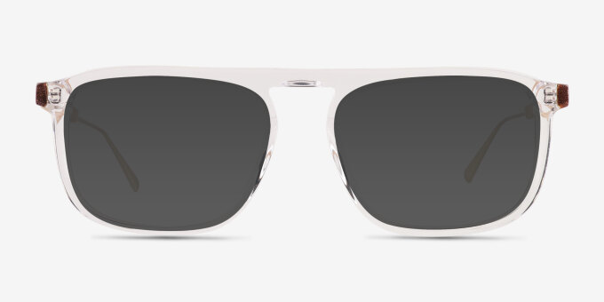 Root Clear AcetateEyeglass Frames from EyeBuyDirect, with Tinted Lenses